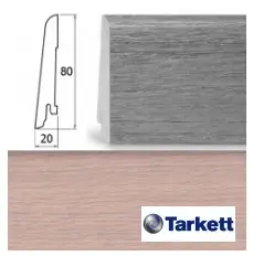 Шпонированный плинтус Tarkett Tango OAK ROBUST WHITE 80x20x2400