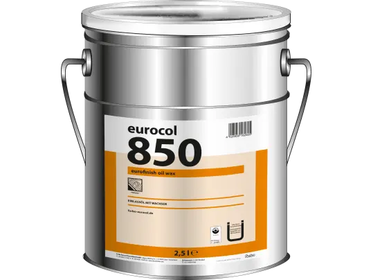 Масло с твердым воском Forbo 850 Eurofinish Oil Wax матовое бесцветное 2,5 кг