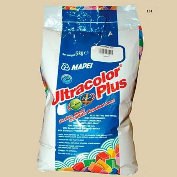 Цементная затирка Mapei Ultracolor Plus №131 Ваниль 5 кг.
