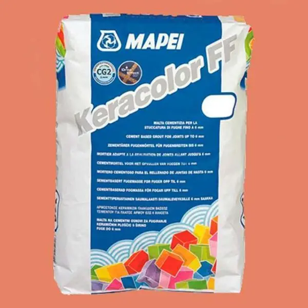 Цементная затирка Mapei Keracolor FF №140 Красный корал 5 кг.