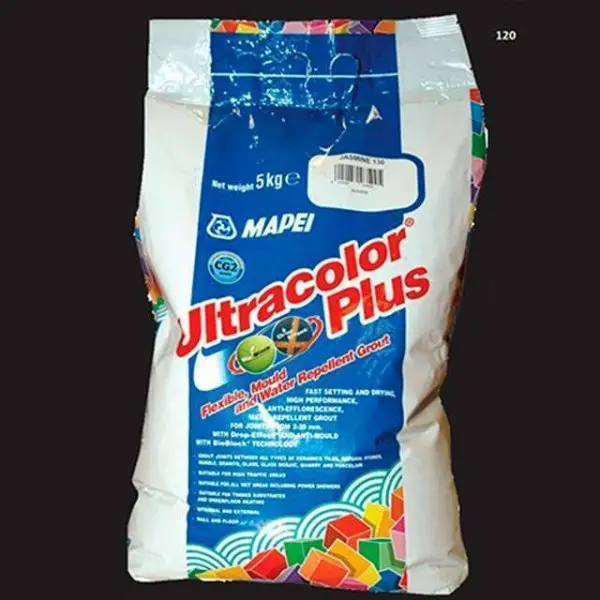 Цементная затирка Mapei Ultracolor Plus №120 Черный 2 кг.